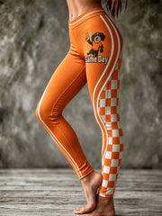 Women's Game Day Football Printed Casual Bottoms