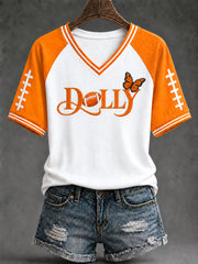 Women's Game Day Football Printed Casual T-Shirt