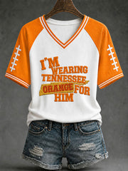 Women's Game Day Football Printed Casual T-Shirt