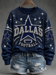 Women's Football Gameday Gift For Football Fans Casual Sweatshirt