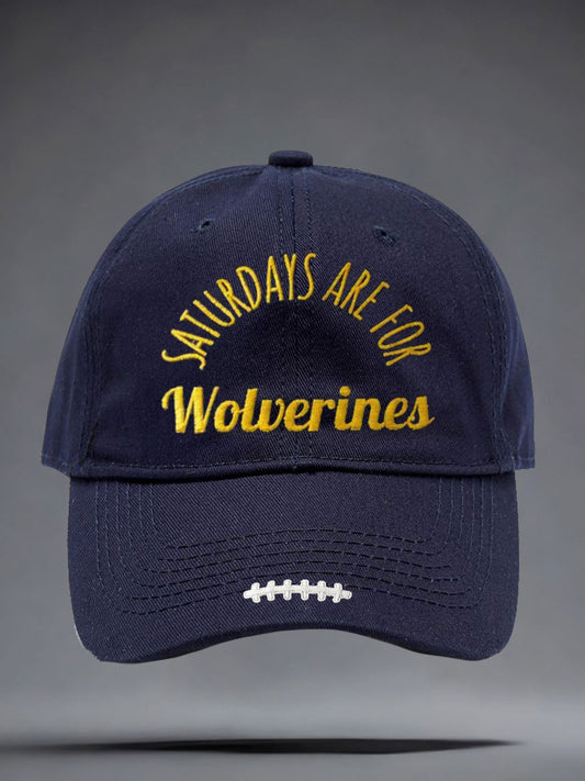 Unisex Michigan University Football Lover Printed Hat