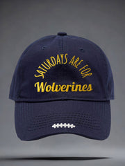 Unisex Michigan University Football Lover Printed Hat