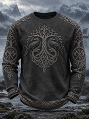 Men's Viking Printed Waffle Long Sleeve T-Shirt