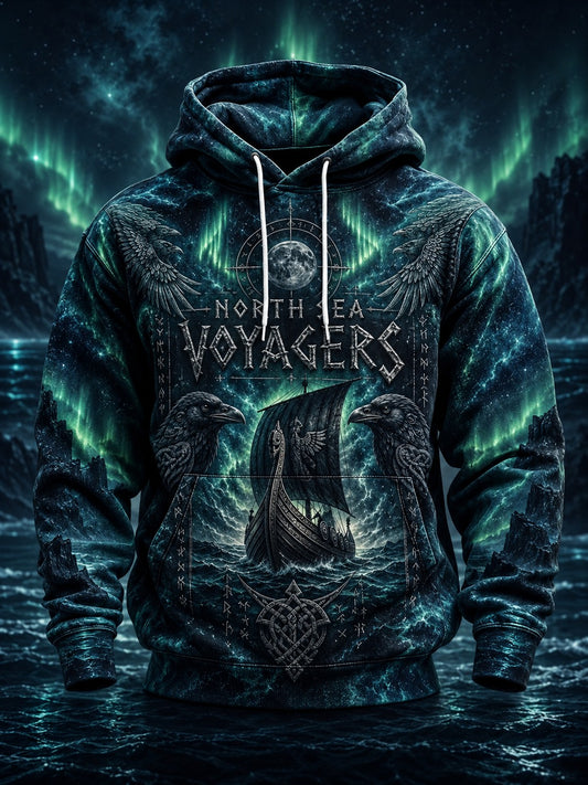 Men's Viking Printed Hoodie