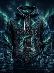 Men's Viking Printed Hoodie