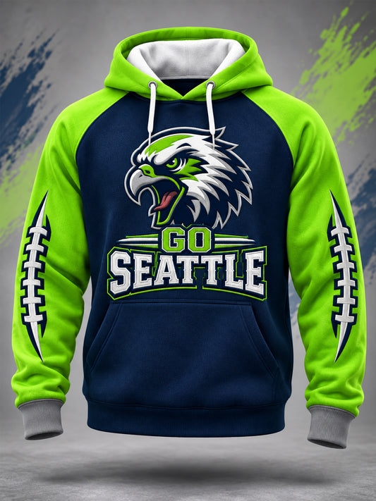 Men's Football Gameday Gift For Football Fans Casual Hoodie