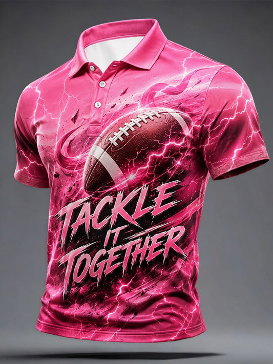 Men's Breast Cancer Awareness Print Shirt
