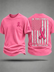Men's Breast Cancer Awareness Print Tee