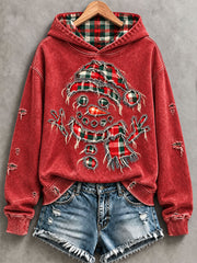Women's Christmas Print Casual Hoodie
