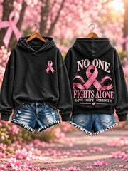 Women's Breast Cancer Print Sweatshirt