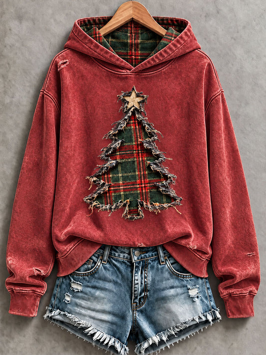 Women's Christmas Print Casual Hoodie