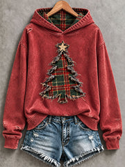 Women's Christmas Print Casual Hoodie
