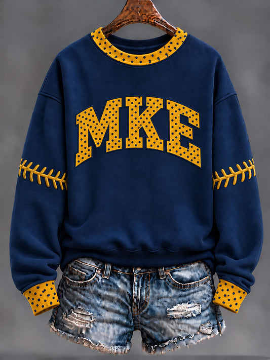 Women's Gift For Baseball Fans Casual Regular Hoodie