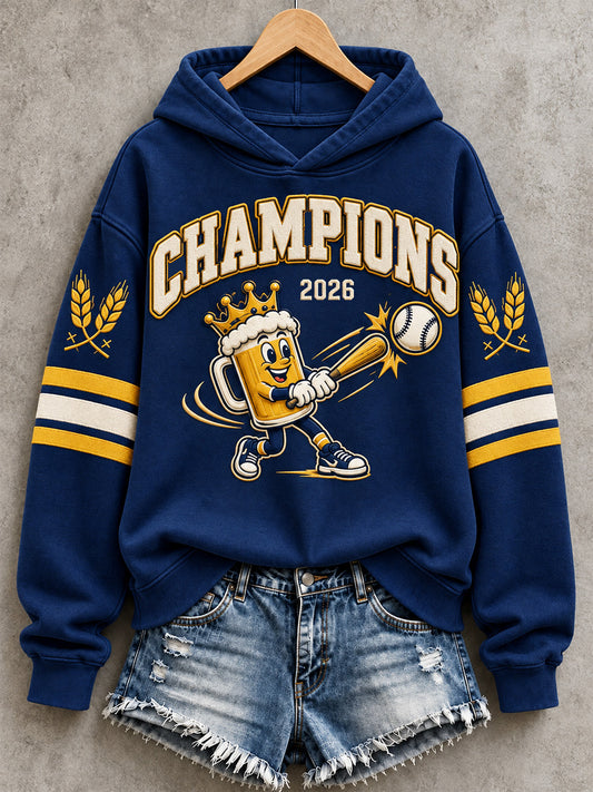 Women's Gift For Baseball Fans Print Sweatshirt