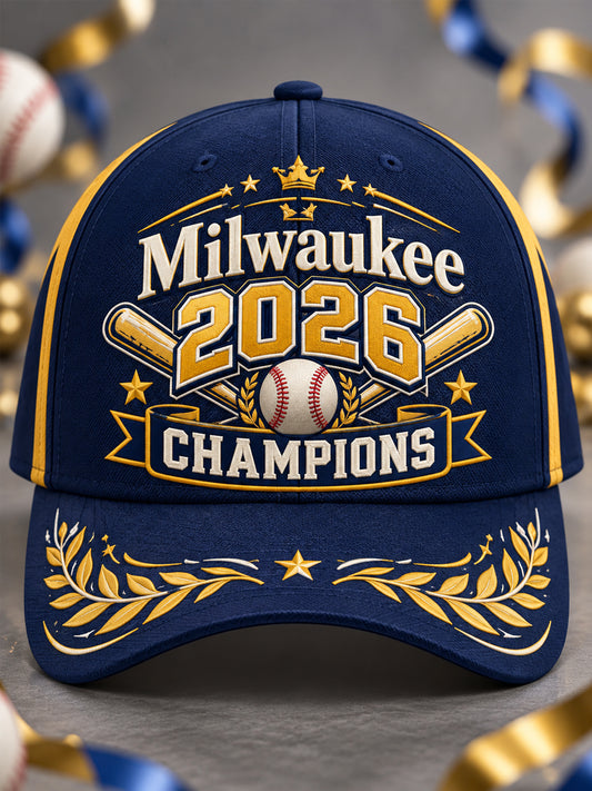 Unisex 2026 Baseball Champions Celebration Collection Gift For Baseball Fans Hat