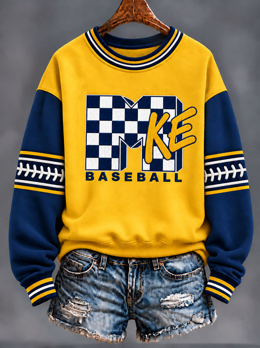 Women's Gift For Baseball Fans Casual Regular Hoodie
