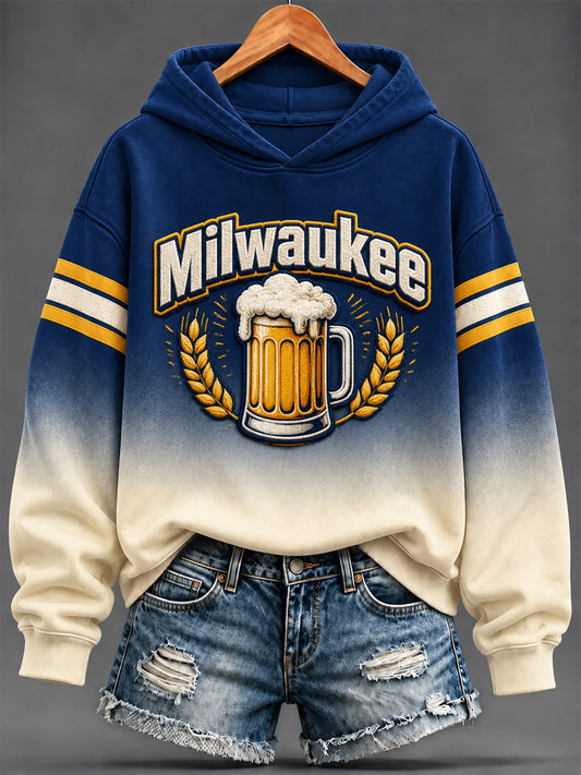 Women's Gift For Baseball Fans Print Sweatshirt