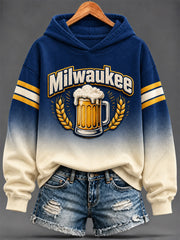 Women's Gift For Baseball Fans Print Sweatshirt
