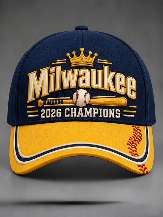 Unisex Won Our Way 2026 Baseball Champions Gift For Baseball Fans Print Hat