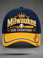 Unisex Won Our Way 2026 Baseball Champions Gift For Baseball Fans Print Hat